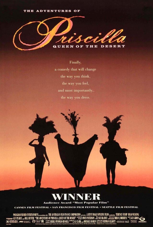 Adventures of Priscilla, Queen of the Desert (1994) original movie poster for sale at Original Film Art - Vintage Movie Posters