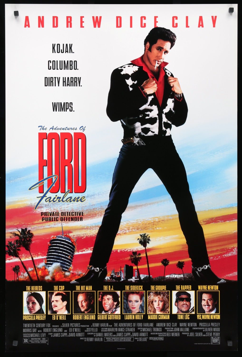 Adventures of Ford Fairlane (1990) original movie poster for sale at Original Film Art - Vintage Movie Posters