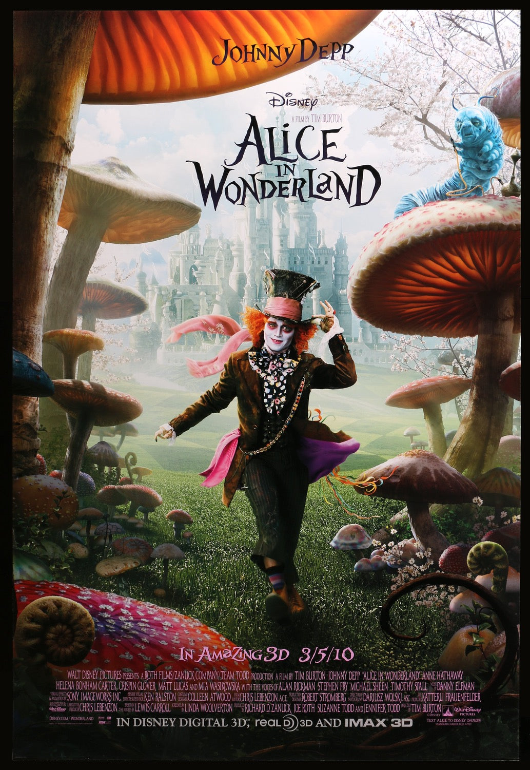 Alice in Wonderland (2010) original movie poster for sale at Original Film Art