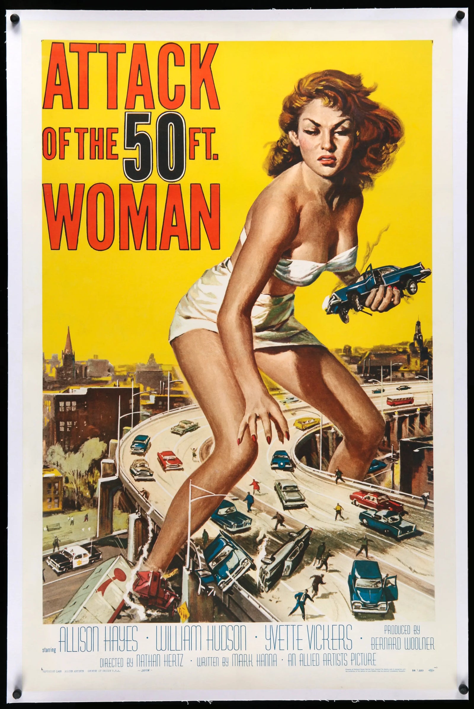 Attack of the 50 Foot Woman (1958) original movie poster for sale at Original Film Art - Vintage Movie Posters