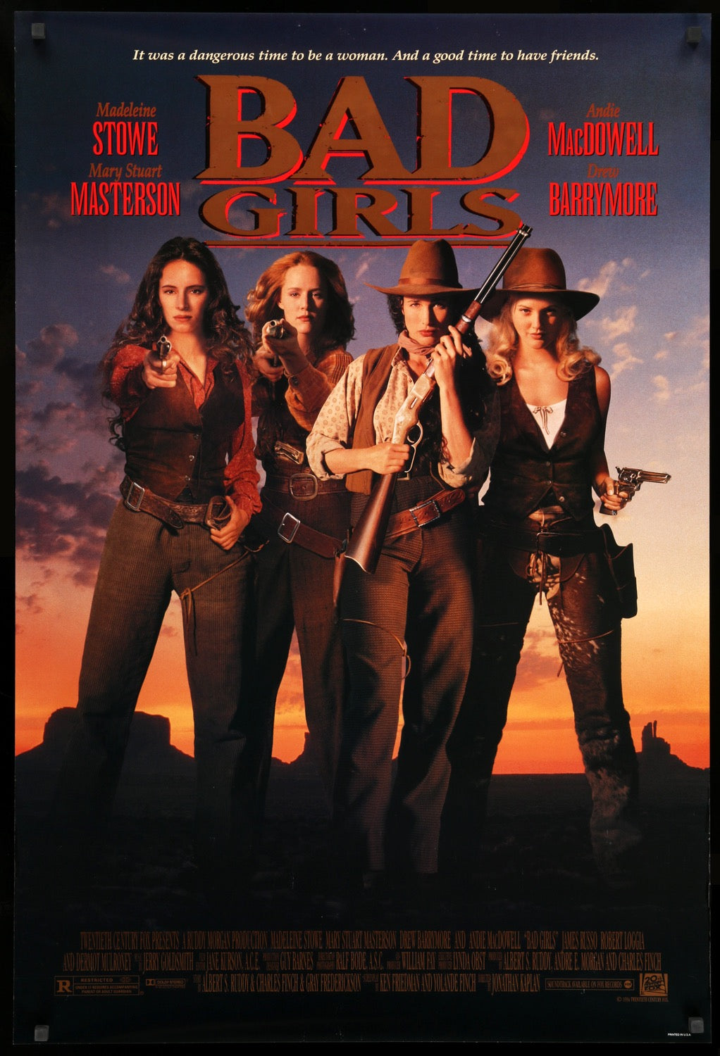 Bad Girls (1994) original movie poster for sale at Original Film Art