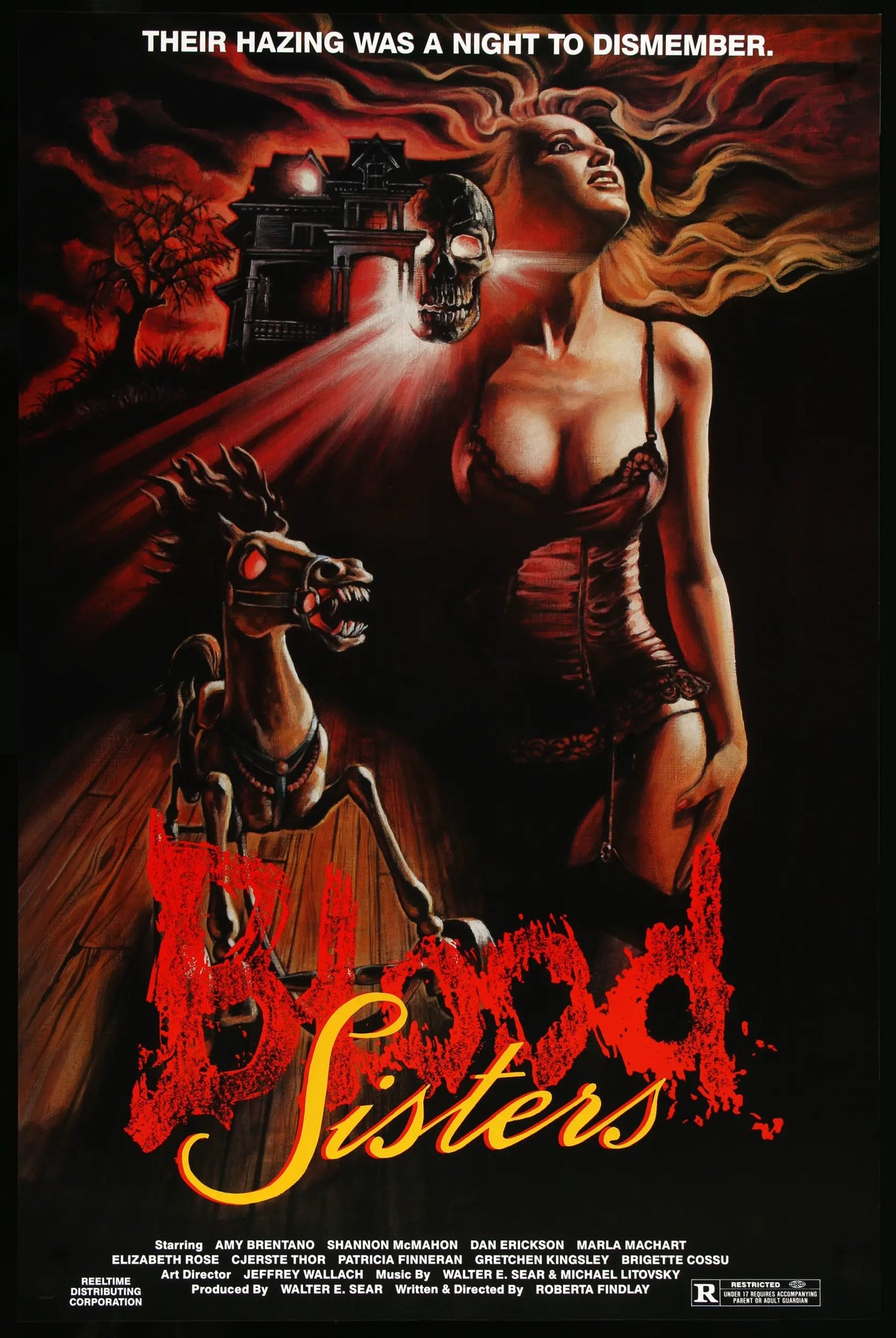Blood Sisters (1987) original movie poster for sale at Original Film Art