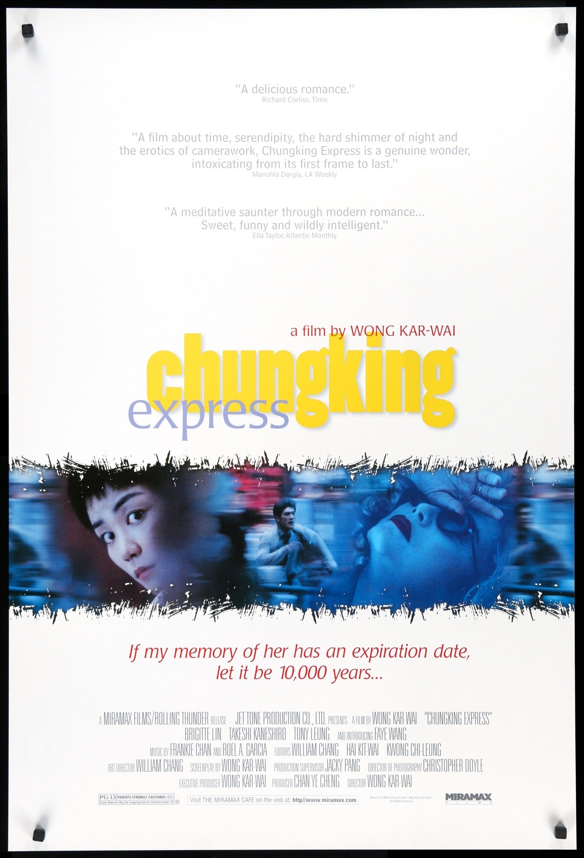 Chungking Express (1996) original movie poster for sale at Original Film Art