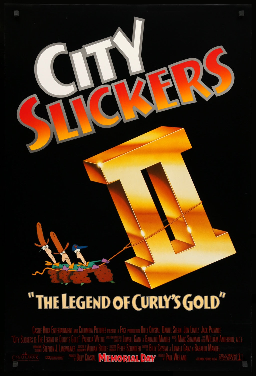 City Slickers II: The Legend of Curly&#39;s Gold (1994) original movie poster for sale at Original Film Art
