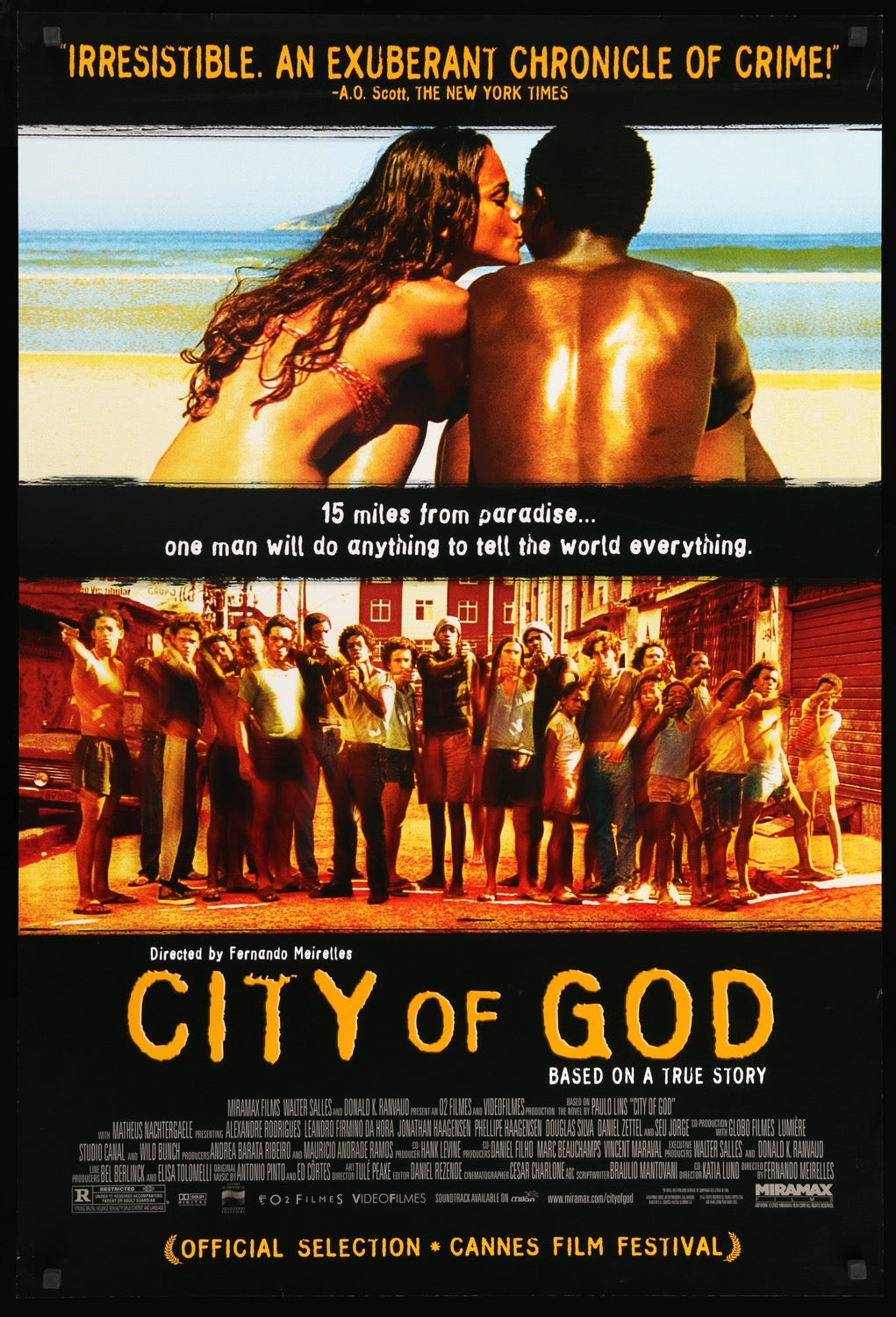City of God (2002) original movie poster for sale at Original Film Art - Vintage Movie Posters