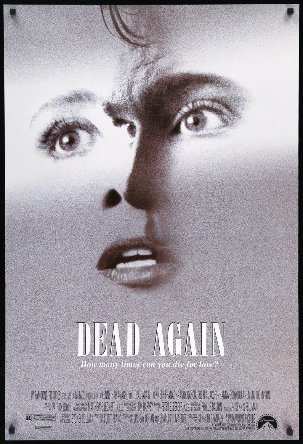 Dead Again (1991) original movie poster for sale at Original Film Art