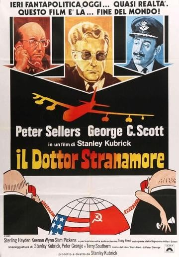 Dr. Strangelove or: How I Learned to Stop Worrying and Love the Bomb (1964) original movie poster for sale at Original Film Art