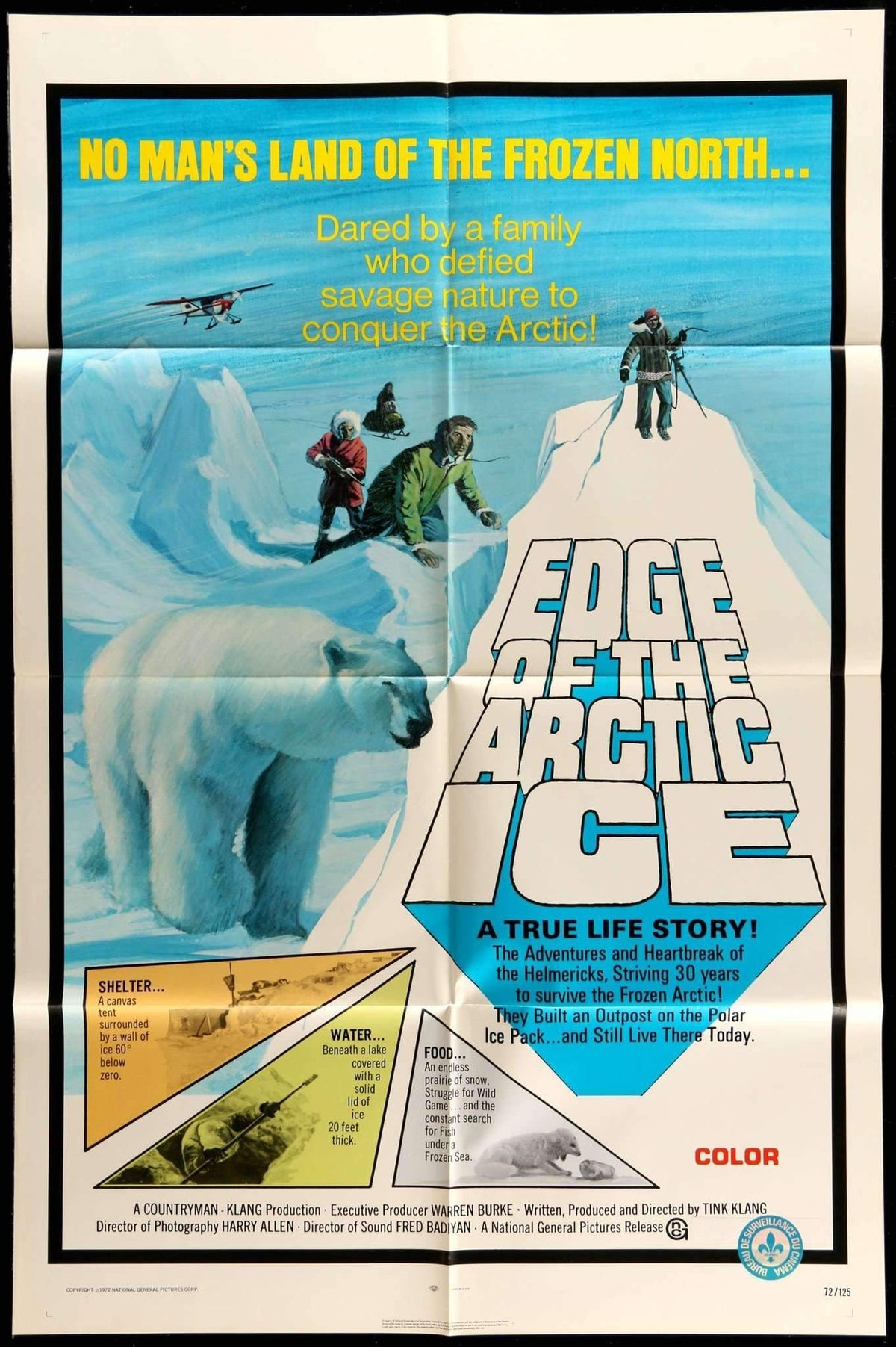 Edge of the Arctic Ice (1972) original movie poster for sale at Original Film Art