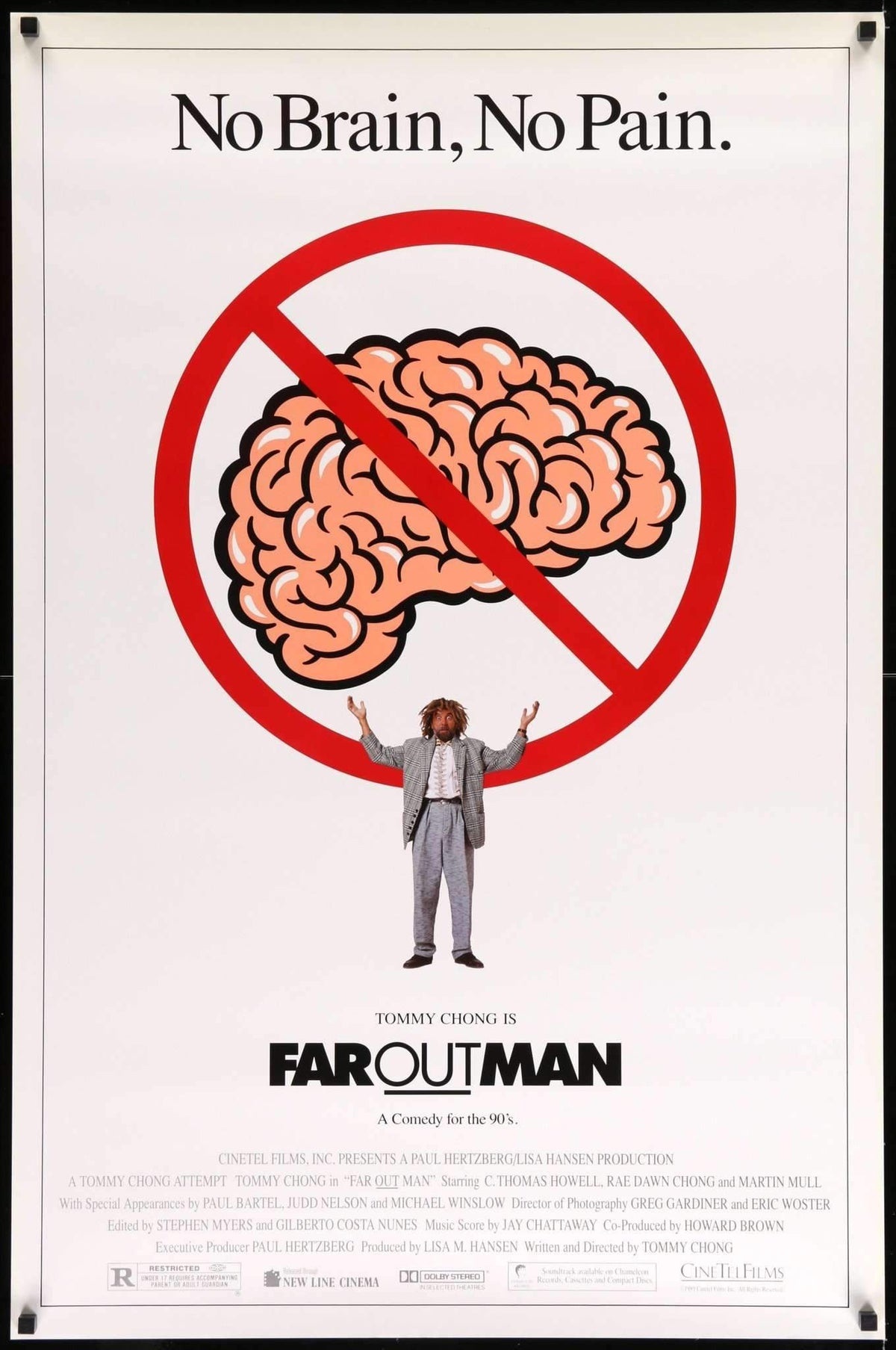Far Out Man (1990) original movie poster for sale at Original Film Art