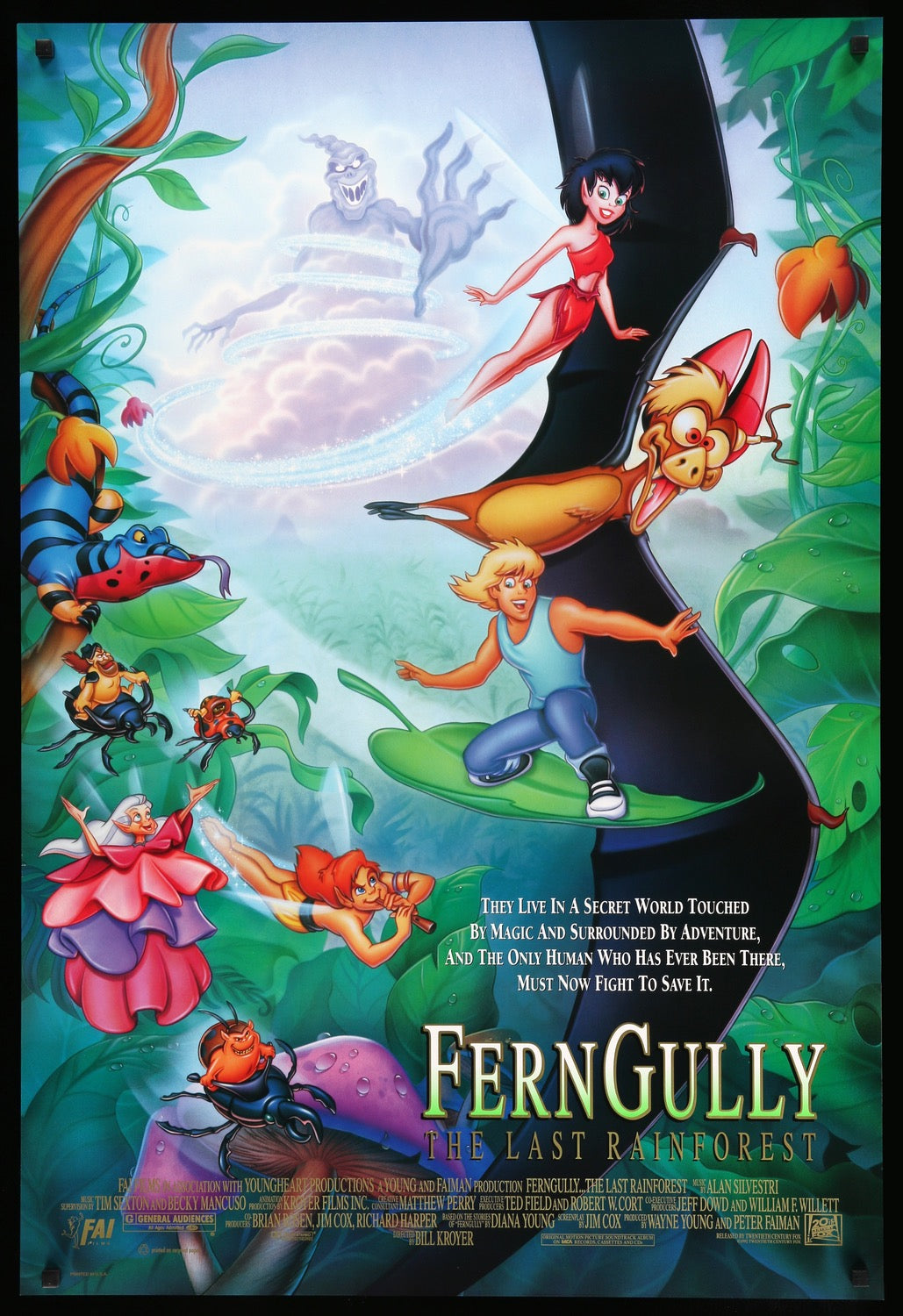 FernGully - The Last Rainforest (1992) original movie poster for sale at Original Film Art