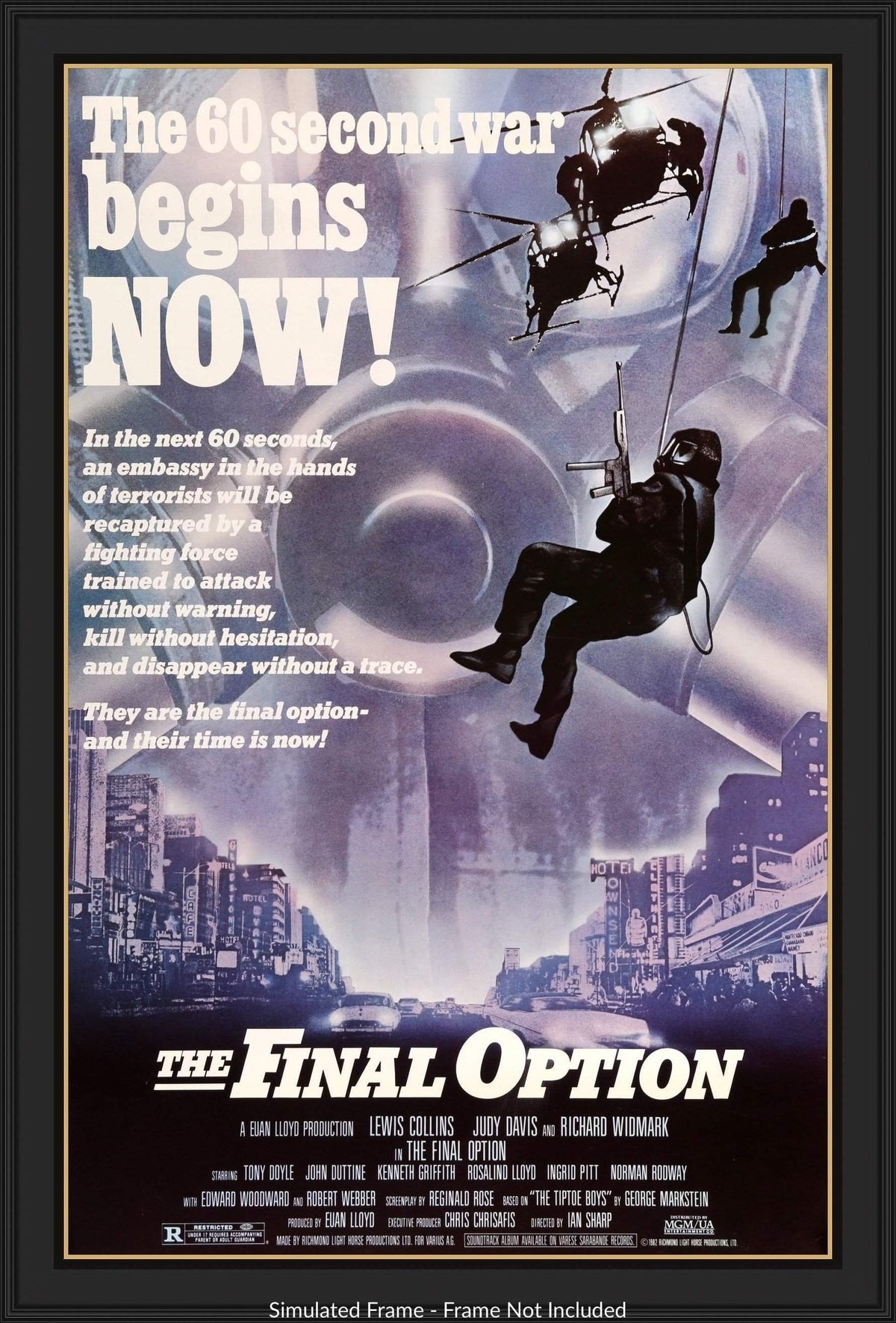 Final Option (1982) original movie poster for sale at Original Film Art - Vintage Movie Posters