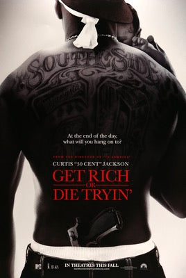 Get Rich or Die Tryin' (2005) original movie poster for sale at Original Film Art - Vintage Movie Posters