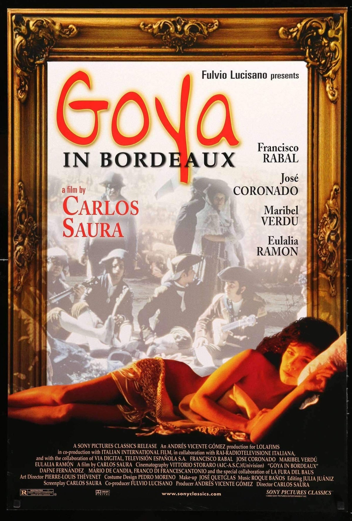 Goya In Bordeaux (1999) original movie poster for sale at Original Film Art
