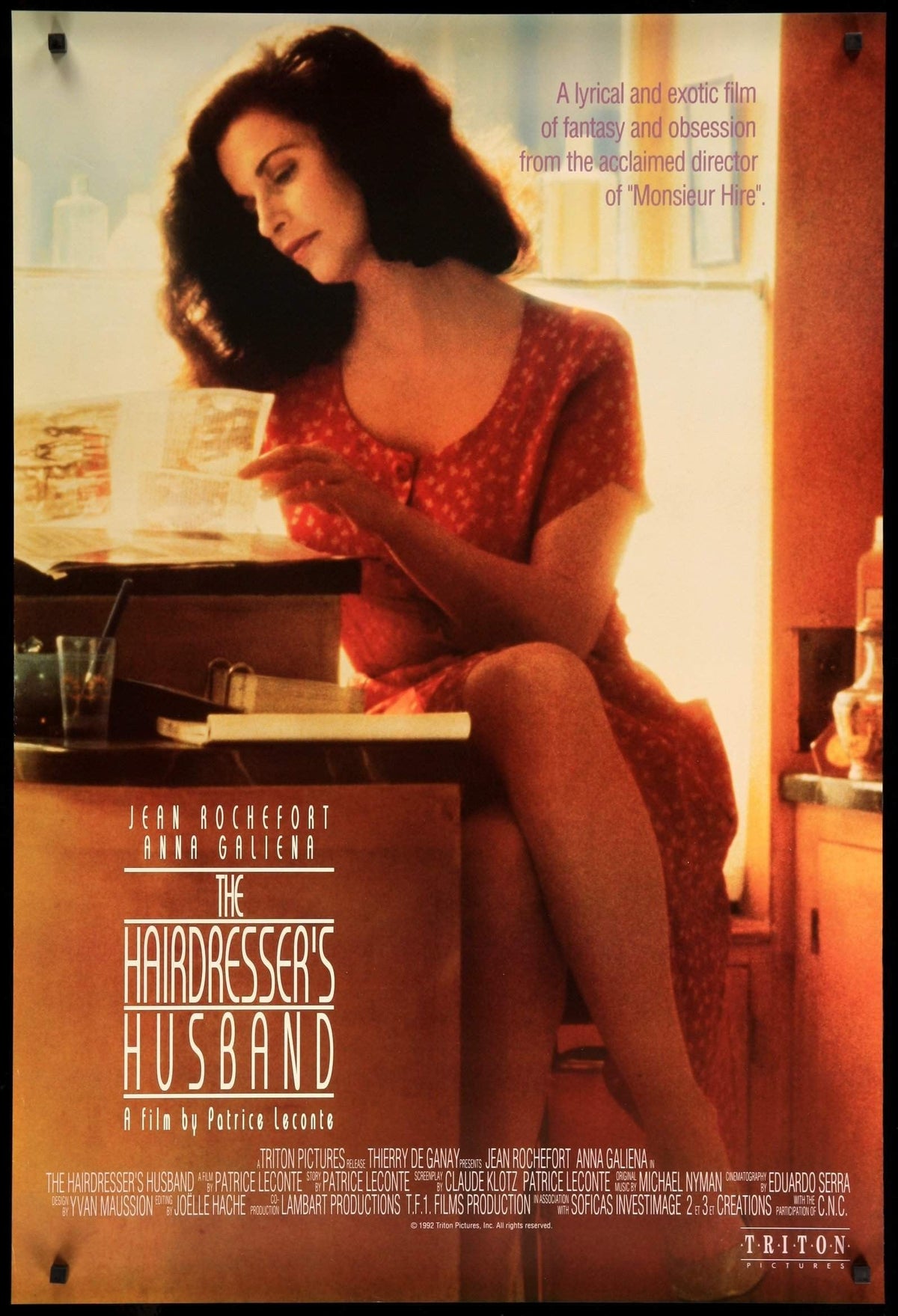 Hairdresser&#39;s Husband (1990) original movie poster for sale at Original Film Art