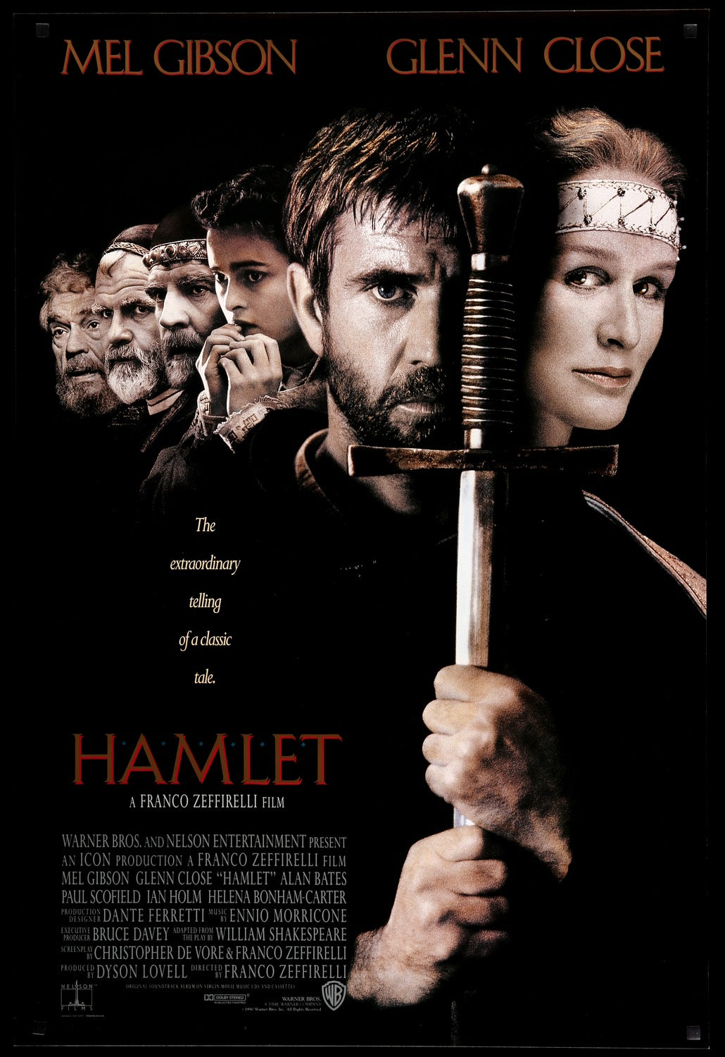 Hamlet (1990) original movie poster for sale at Original Film Art
