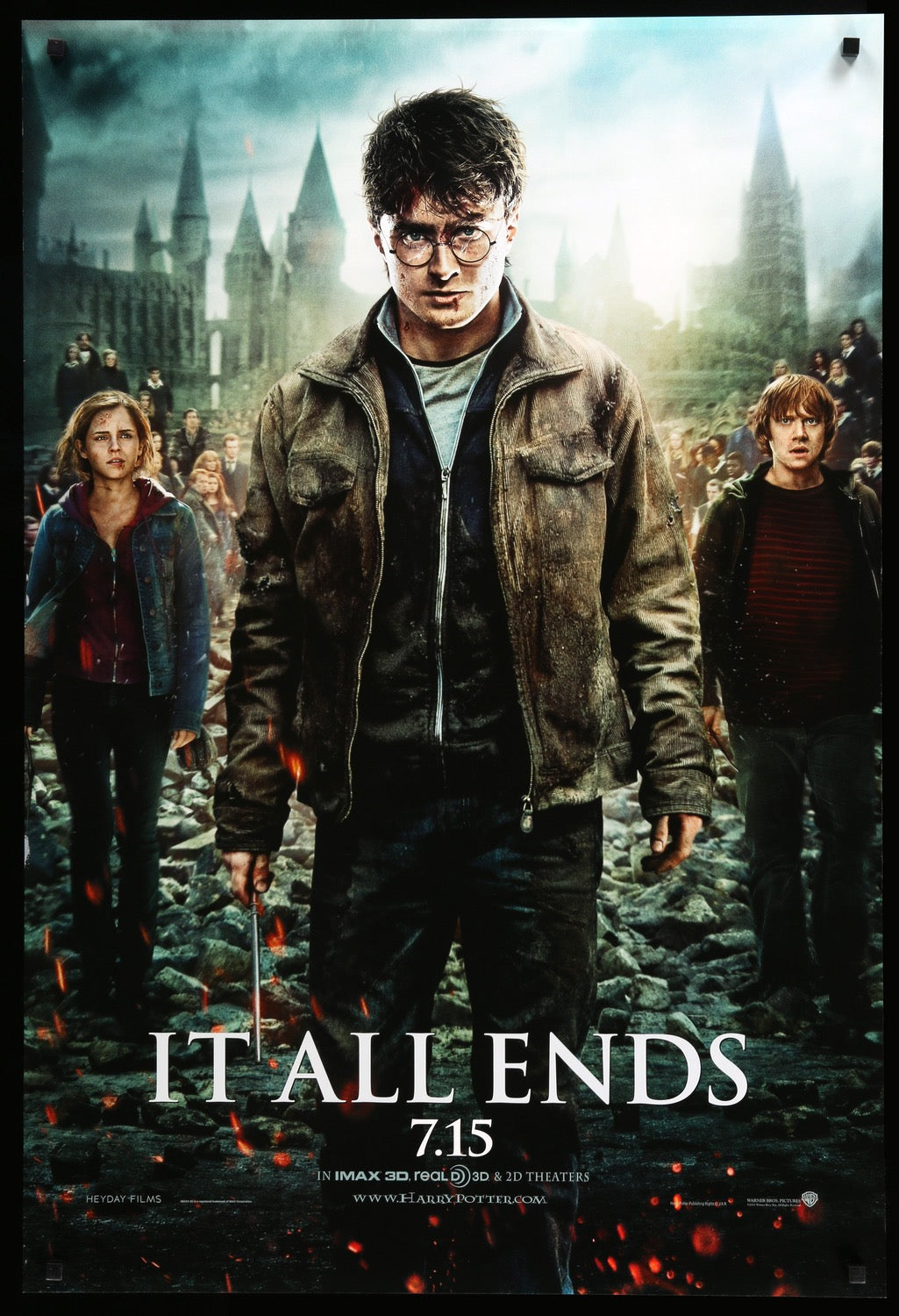 Harry Potter and the Deathly Hallows - Part 2 (2011) original movie poster for sale at Original Film Art - Vintage Movie Posters