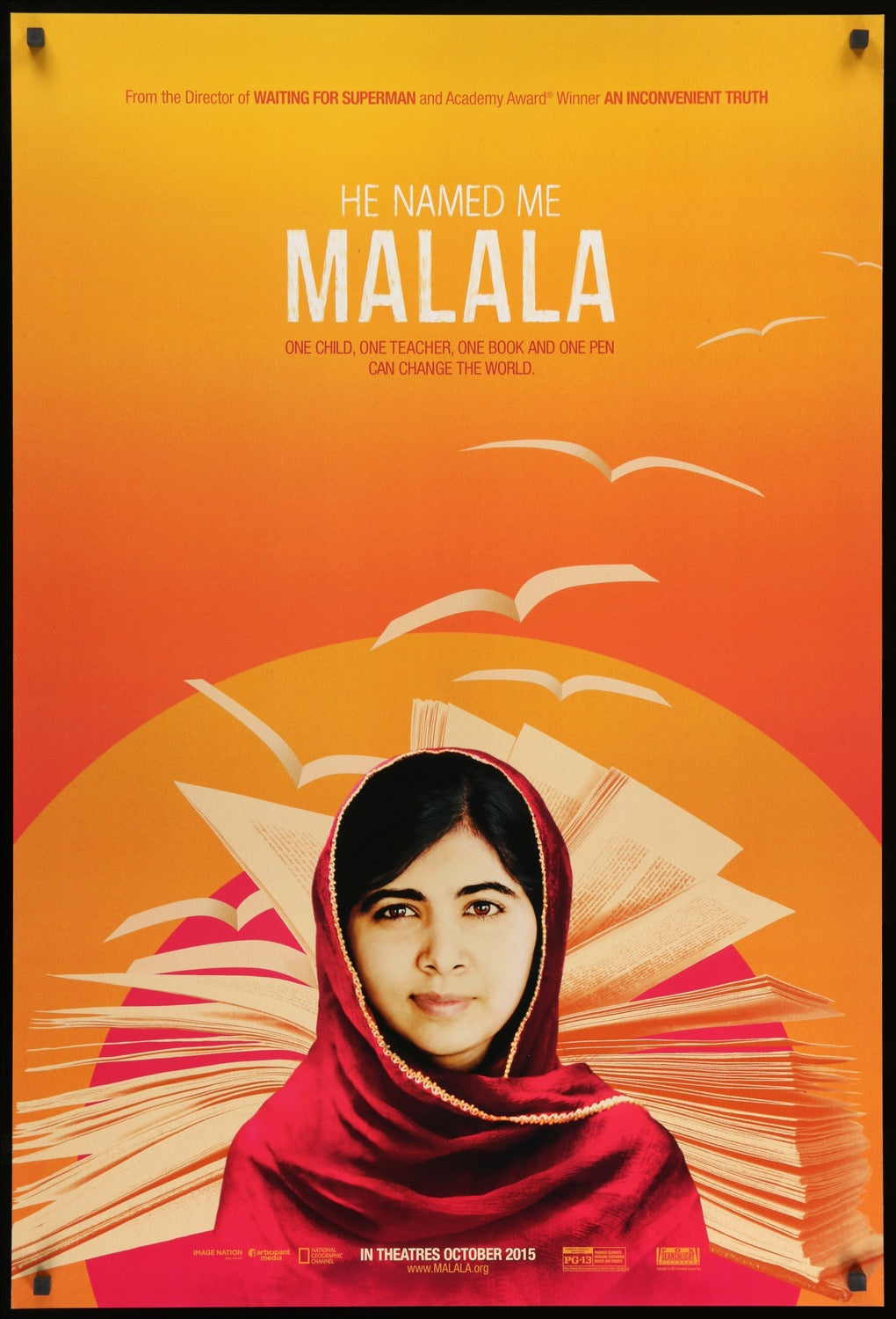 He Named Me Malala (2015) original movie poster for sale at Original Film Art