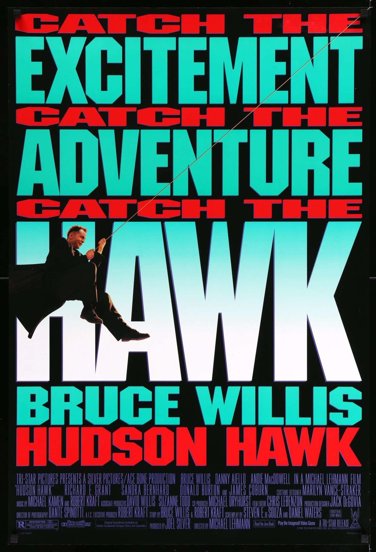 Hudson Hawk (1991) original movie poster for sale at Original Film Art