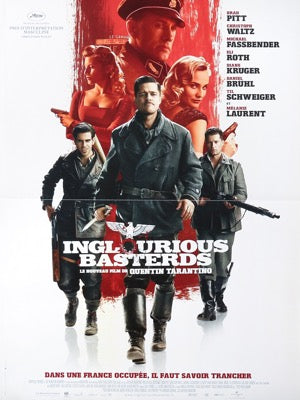 Inglourious Basterds (2009) original movie poster for sale at Original Film Art - Vintage Movie Posters
