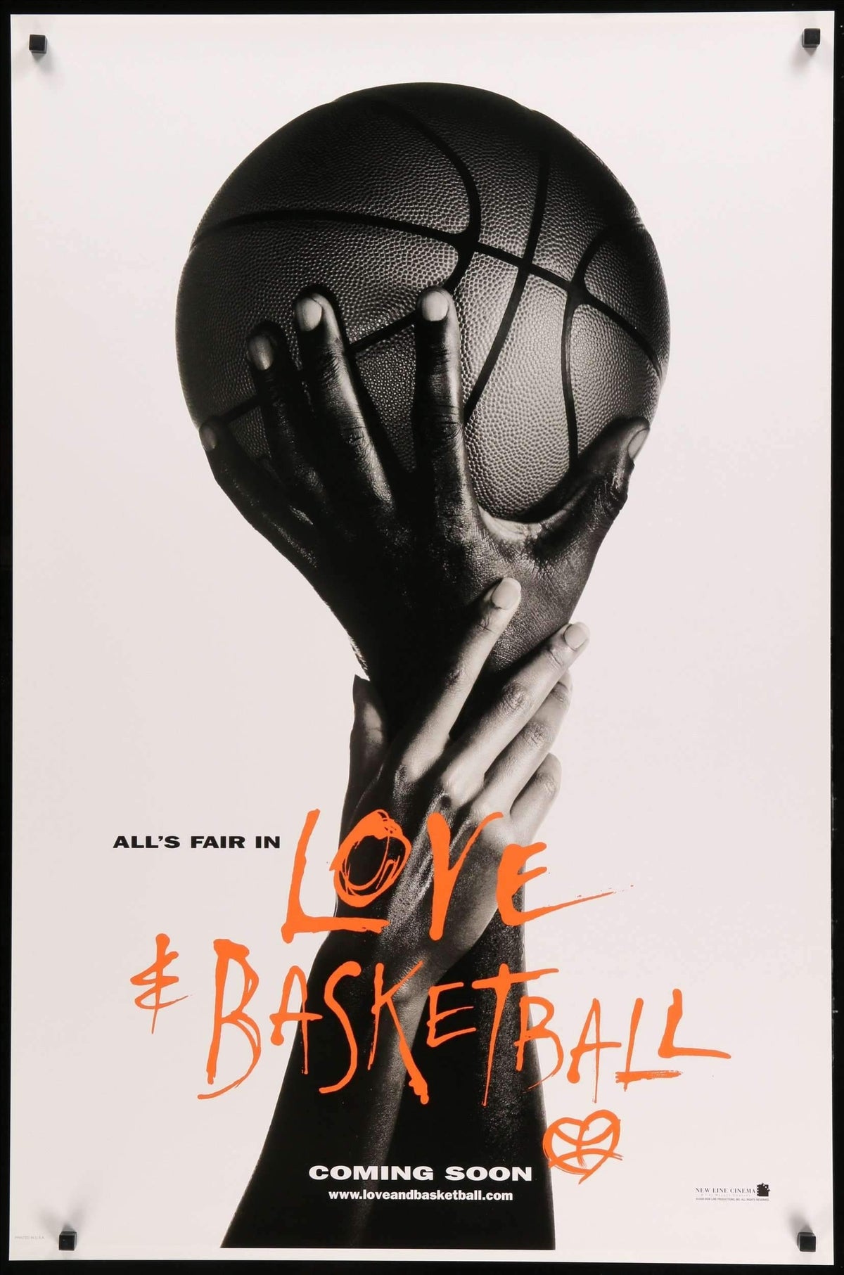 Love and Basketball (2000) original movie poster for sale at Original Film Art
