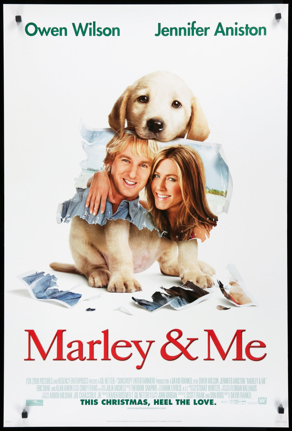 Marley &amp; Me (2008) original movie poster for sale at Original Film Art - Vintage Movie Posters
