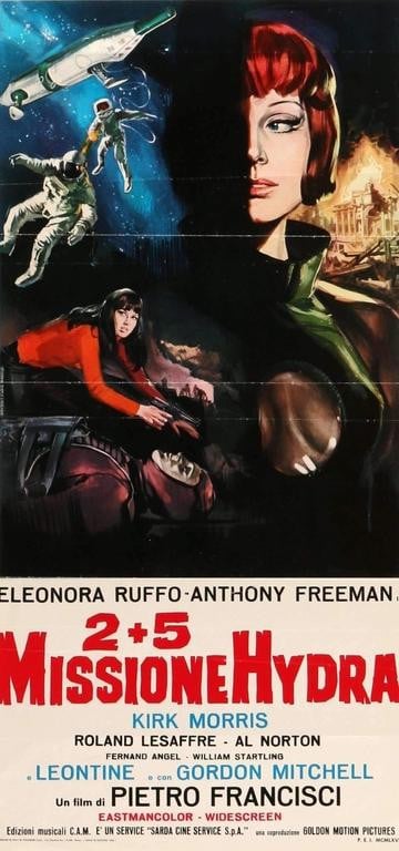 2+5: Missione Hydra (1966) original movie poster for sale at Original Film Art