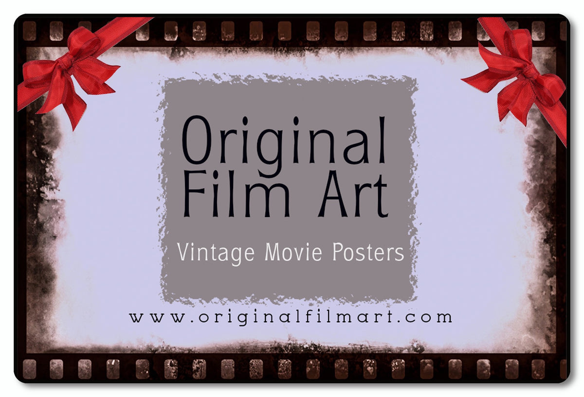 $300 Gift Card original movie poster for sale at Original Film Art - Vintage Movie Posters