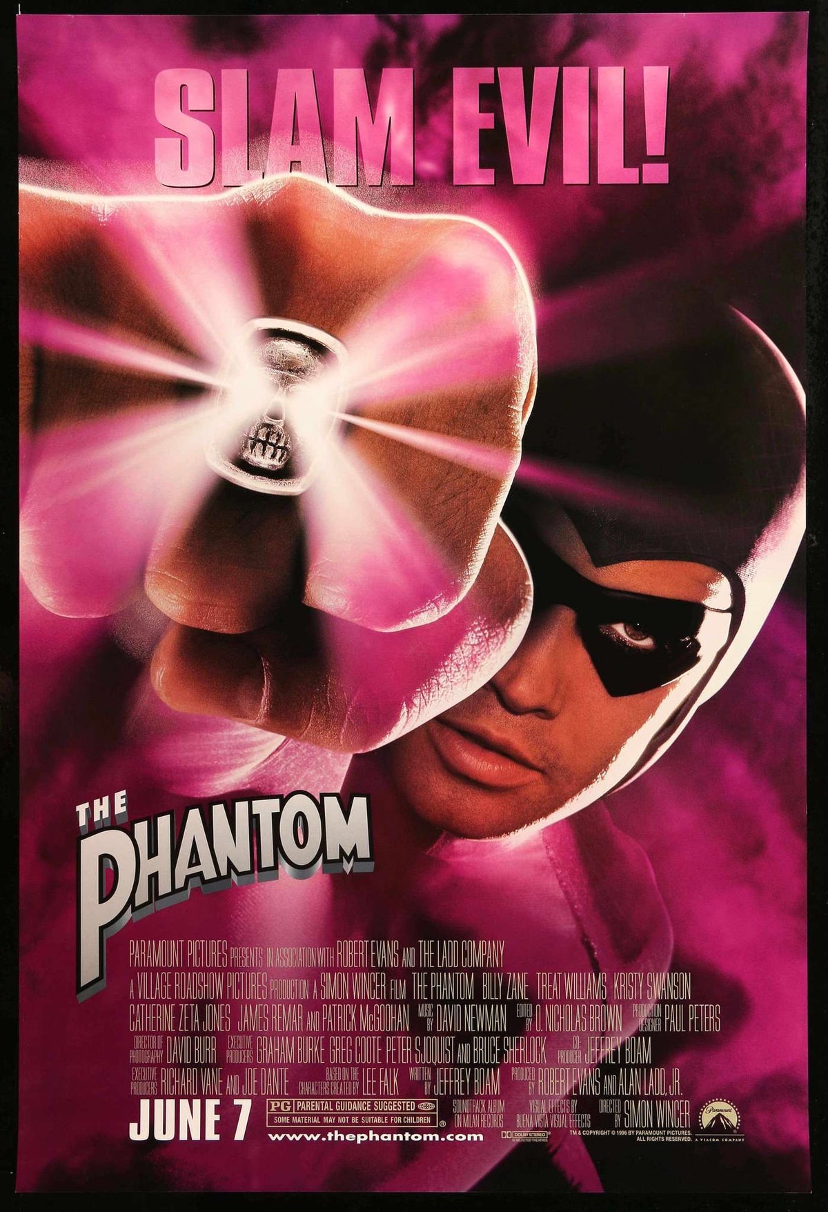 Phantom (1996) original movie poster for sale at Original Film Art