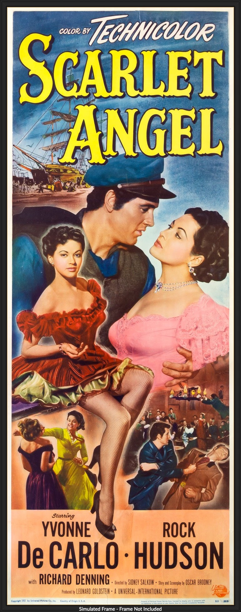 Scarlet Angel (1952) original movie poster for sale at Original Film Art - Vintage Movie Posters