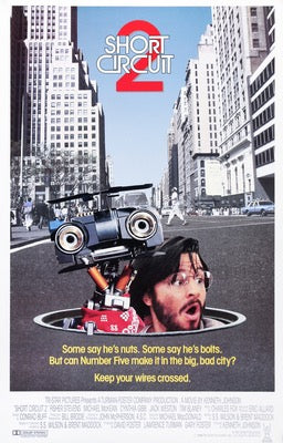 Short Circuit 2 (1988) original movie poster for sale at Original Film Art
