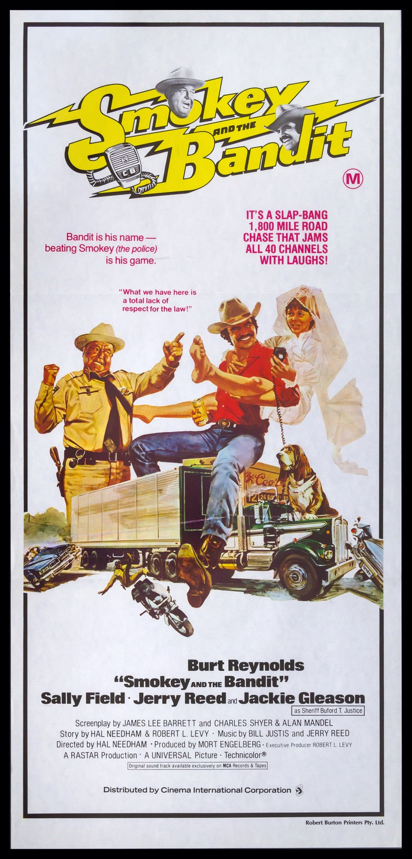 Smokey and the Bandit (1977) original movie poster for sale at Original Film Art