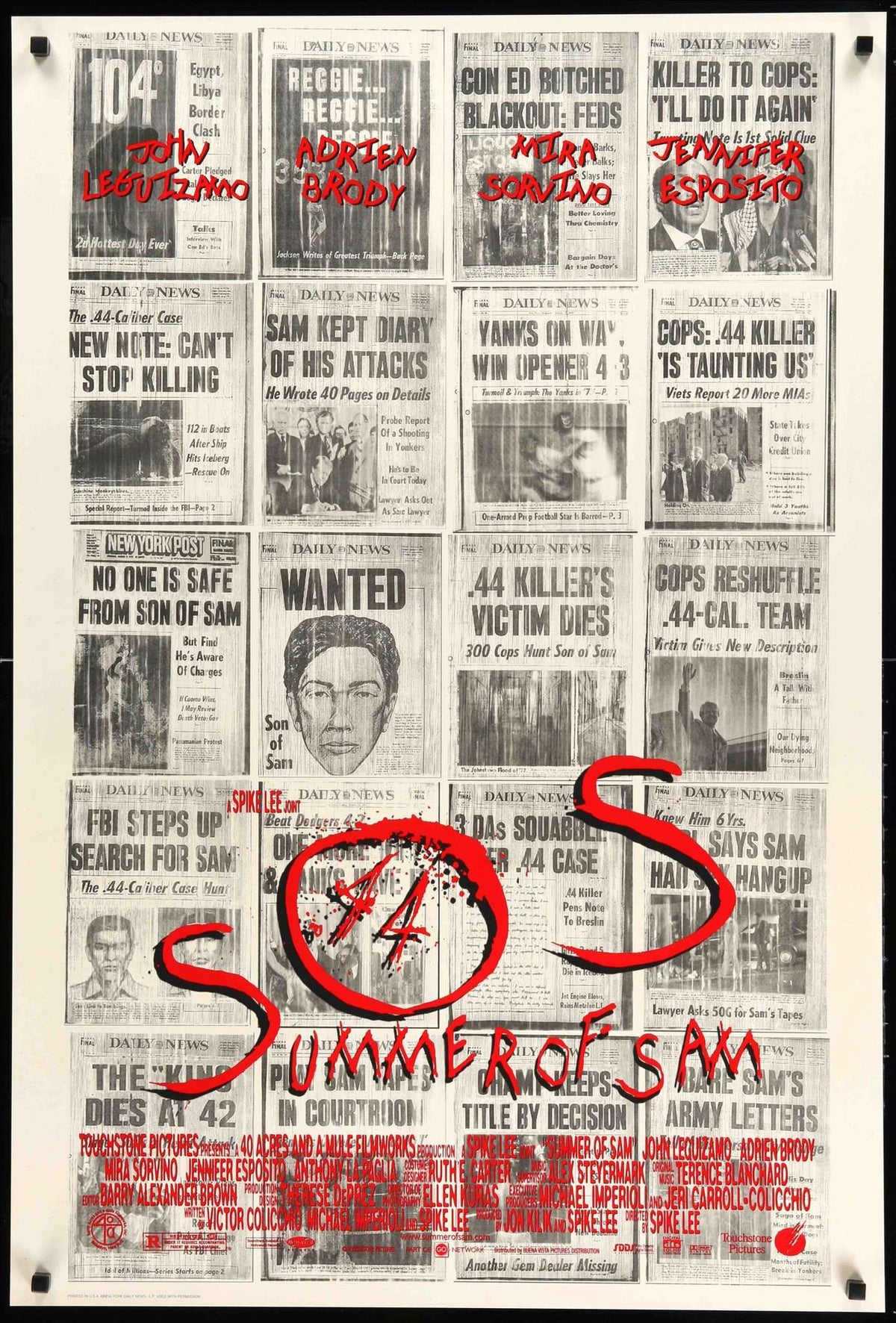 Summer of Sam (1999) original movie poster for sale at Original Film Art - Vintage Movie Posters