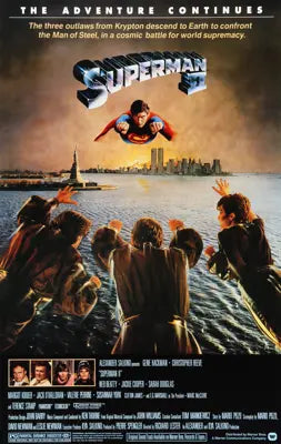 Superman II (1980) original movie poster for sale at Original Film Art - Vintage Movie Posters
