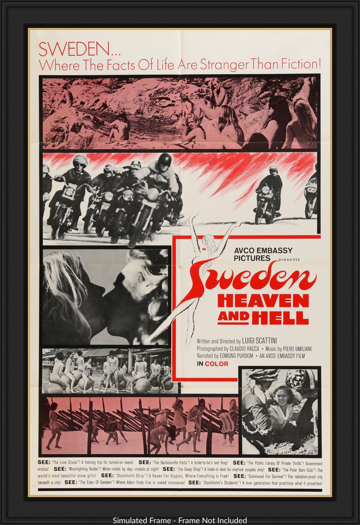 Sweden: Heaven and Hell (1968) original movie poster for sale at Original Film Art - Vintage Movie Posters