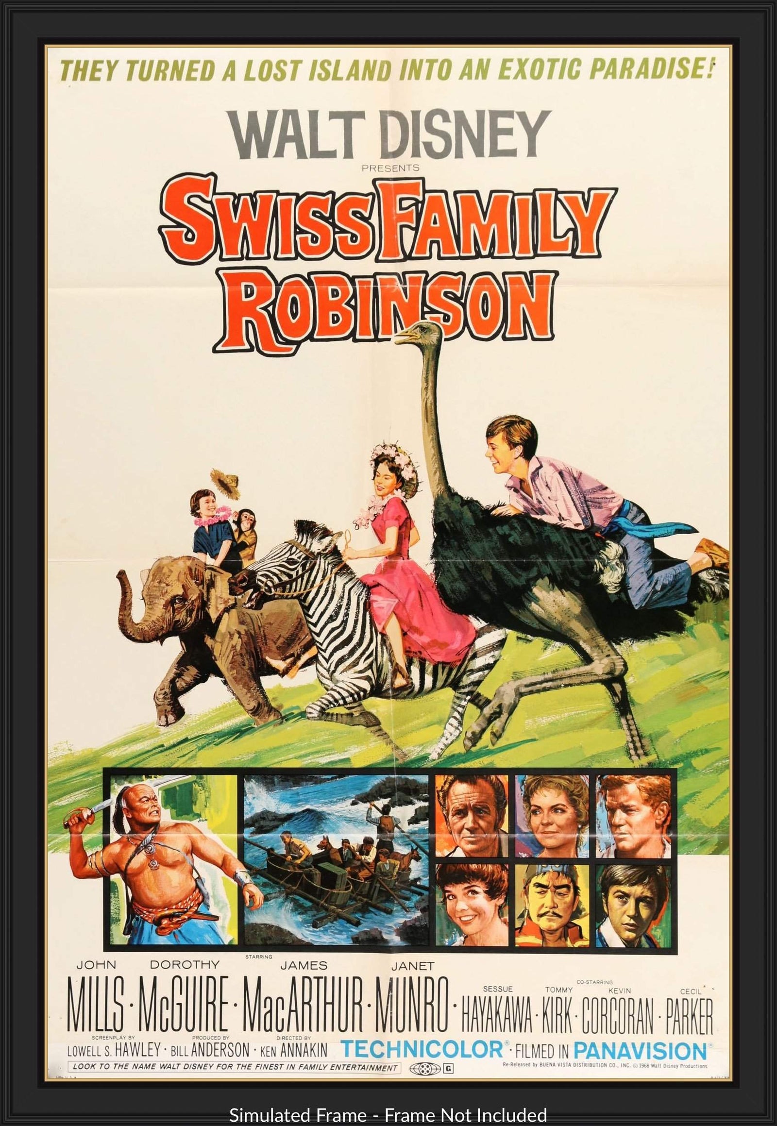 Swiss Family Robinson (1960) original movie poster for sale at Original Film Art - Vintage Movie Posters