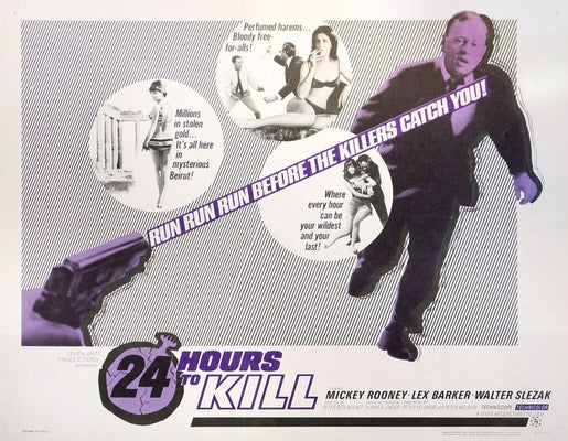 24 Hours to Kill (1965) original movie poster for sale at Original Film Art