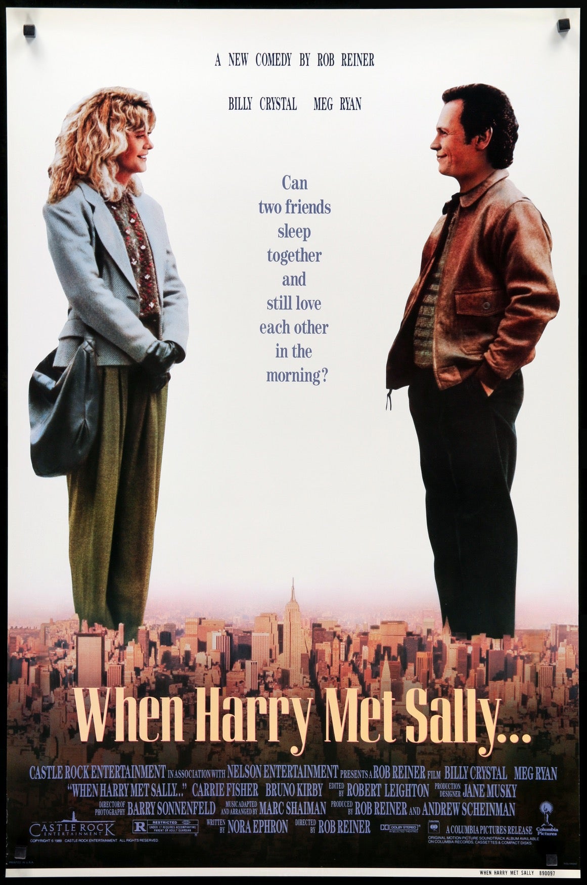 When Harry Met Sally (1989) original movie poster for sale at Original Film Art