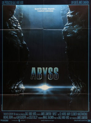 Abyss (1989) original movie poster for sale at Original Film Art - Vintage Movie Posters