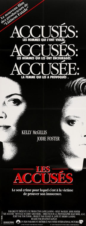 Accused (1988) original movie poster for sale at Original Film Art - Vintage Movie Posters