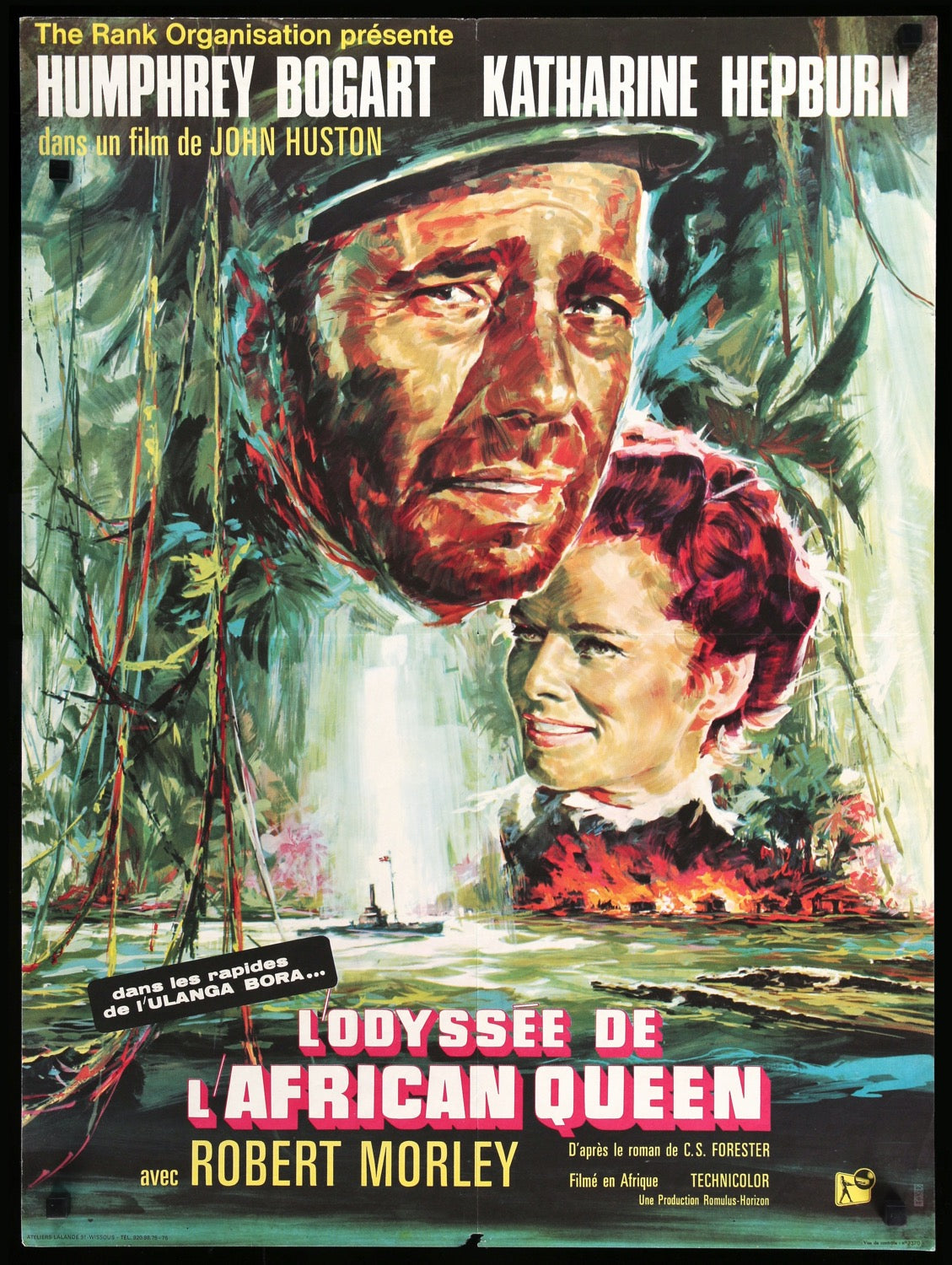 African Queen (1952) original movie poster for sale at Original Film Art