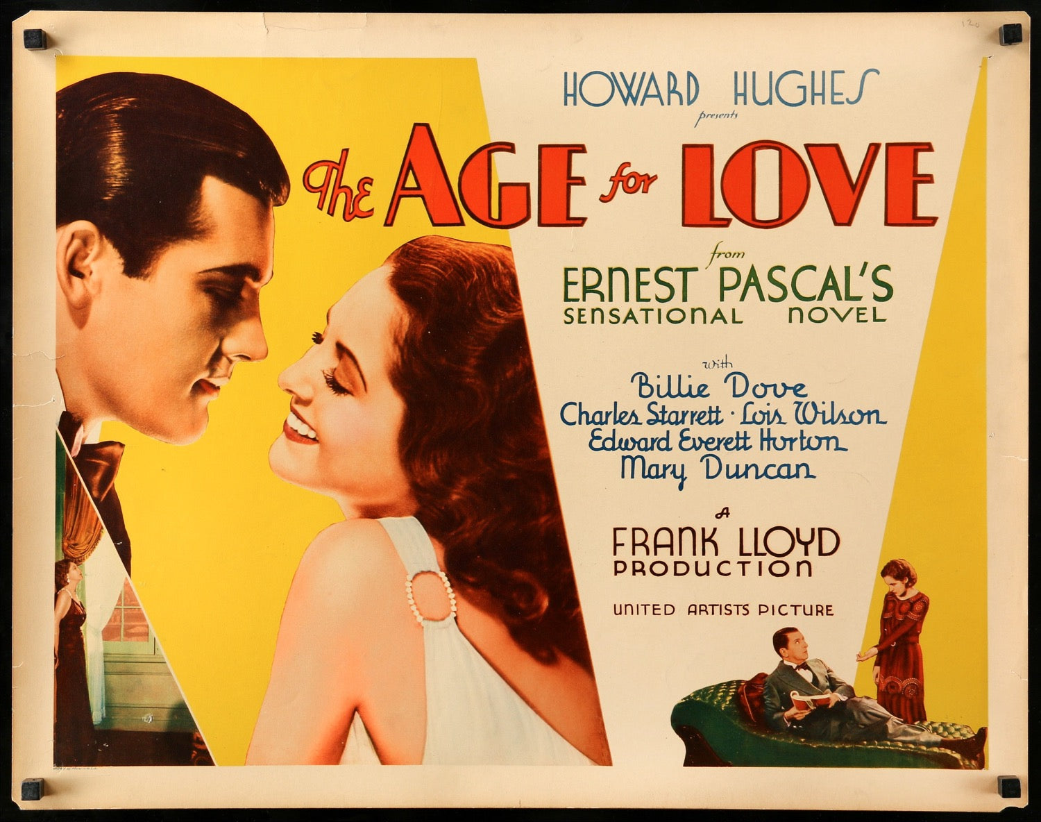 Age for Love (1931) original movie poster for sale at Original Film Art - Vintage Movie Posters