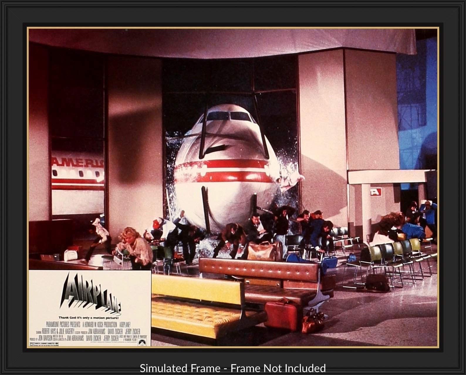 Airplane (1980) Lobby Card original movie poster for sale at Original Film Art