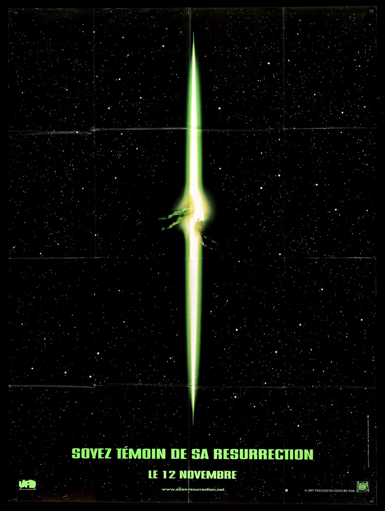 Alien: Resurrection (1997) original movie poster for sale at Original Film Art - Vintage Movie Posters