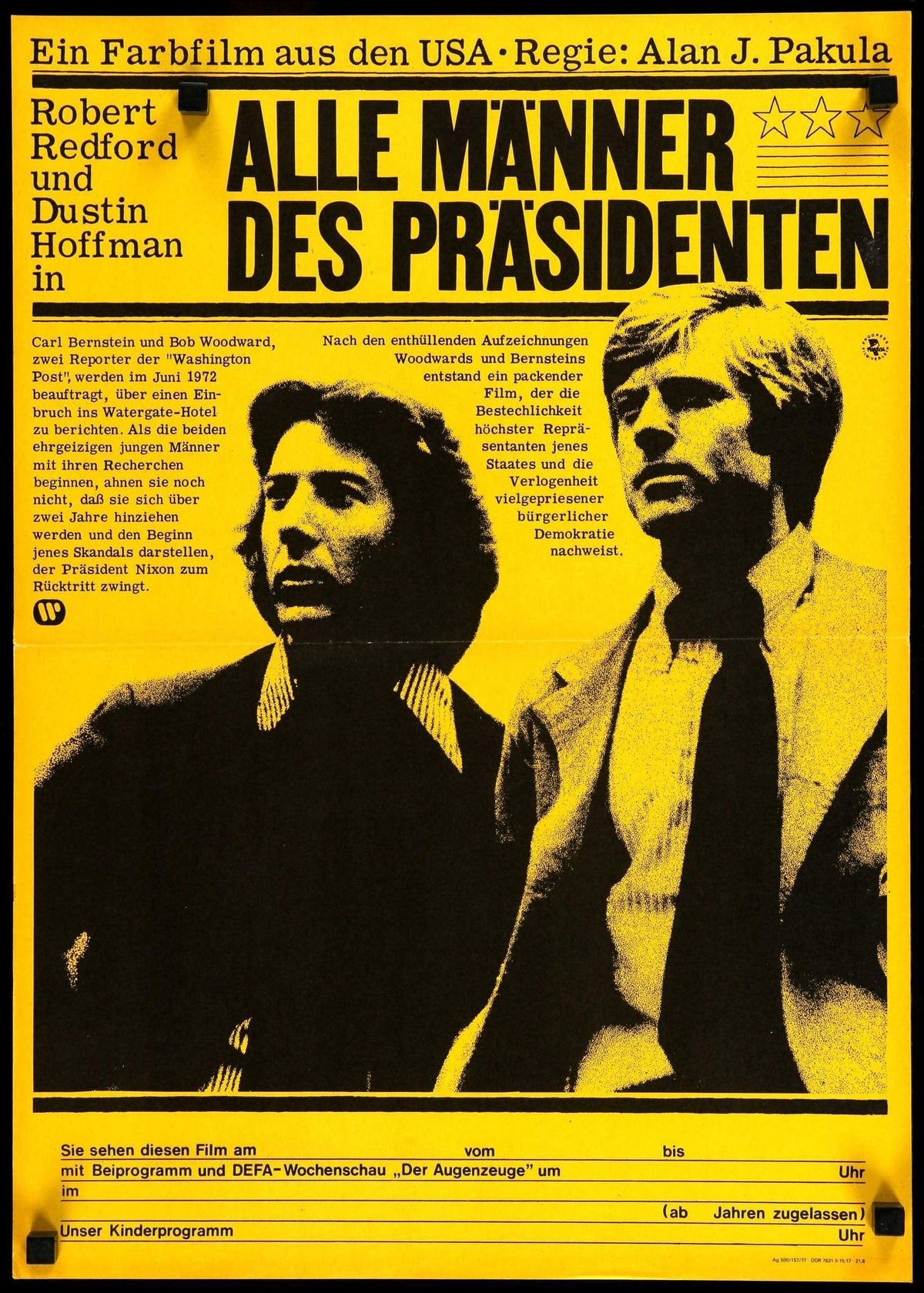 All the President&#39;s Men (1976) original movie poster for sale at Original Film Art - Vintage Movie Posters