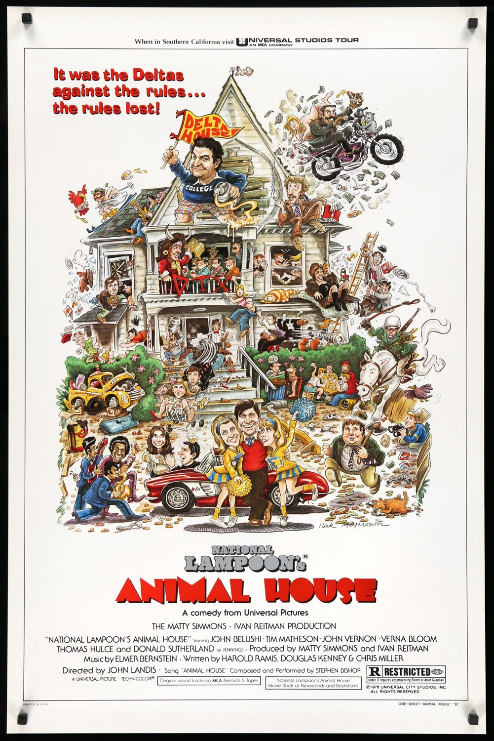 Animal House (1978) original movie poster for sale at Original Film Art
