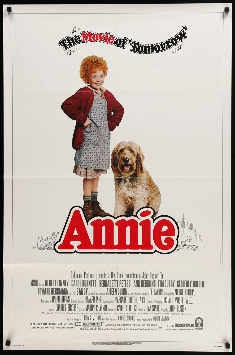 Annie (1982) original movie poster for sale at Original Film Art - Vintage Movie Posters