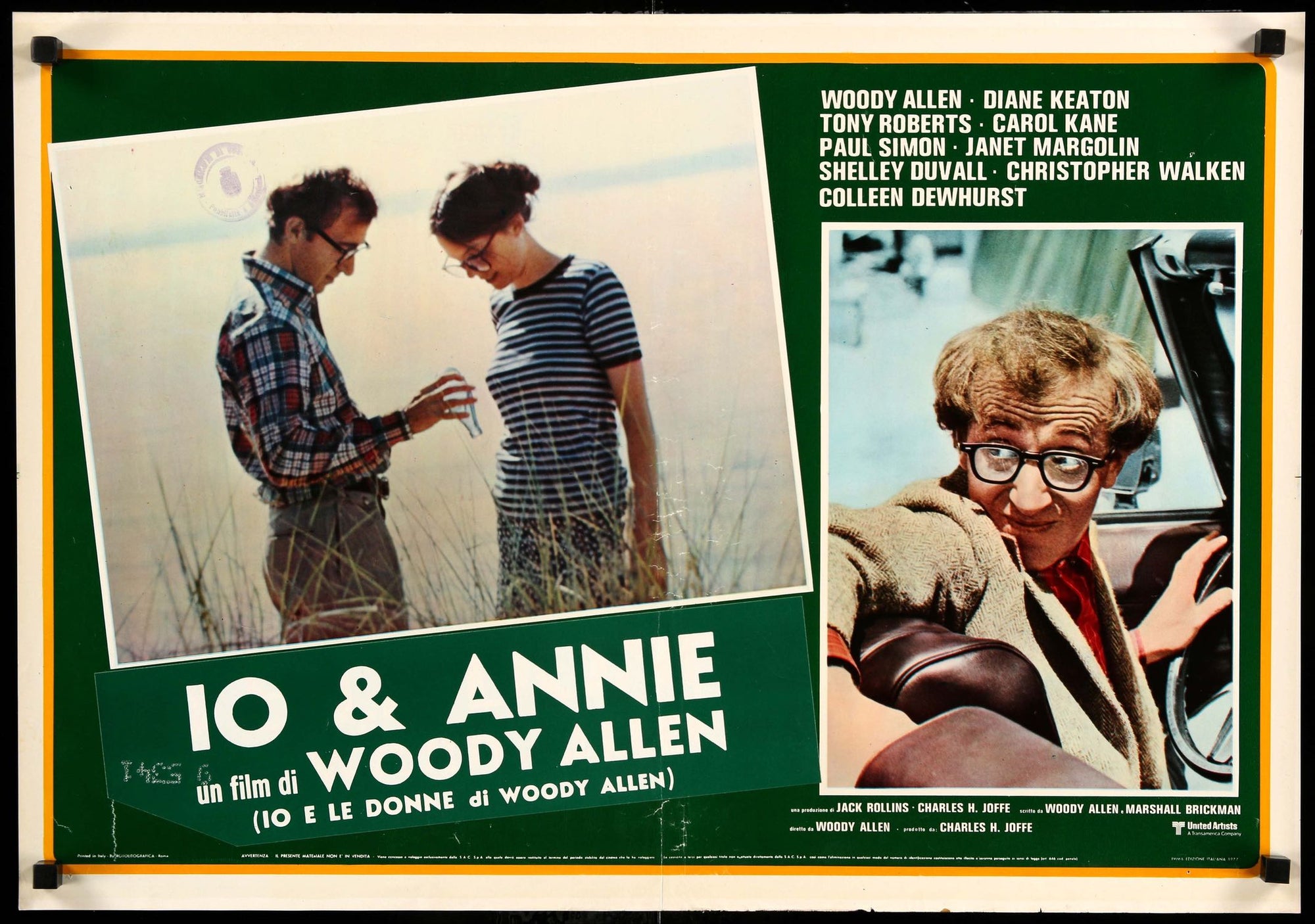 Annie Hall (1977) original movie poster for sale at Original Film Art - Vintage Movie Posters