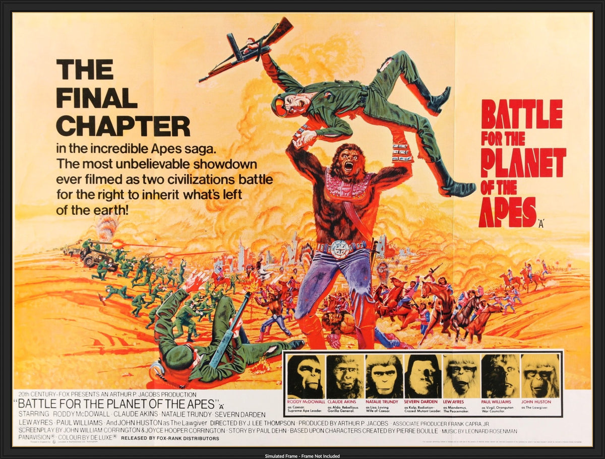 Battle For the Planet of the Apes (1973) original movie poster for sale at Original Film Art - Vintage Movie Posters