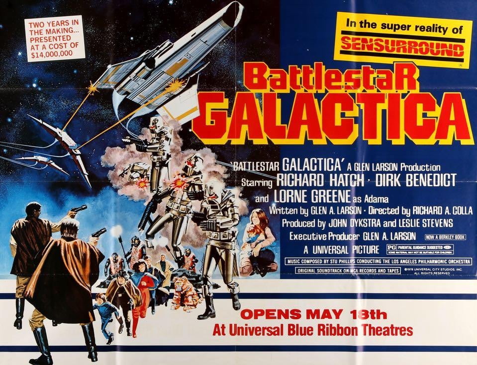 Battlestar Galactica (1978) original movie poster for sale at Original Film Art