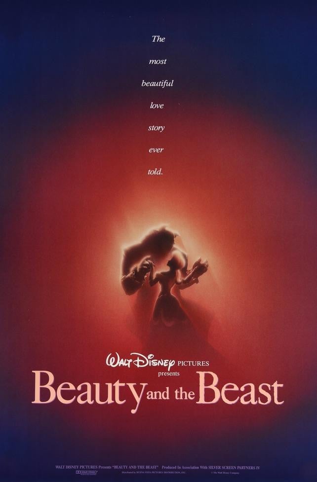 Beauty and the Beast (1991) original movie poster for sale at Original Film Art